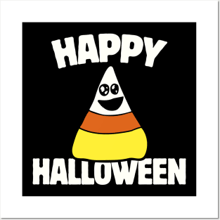Happy Halloween Candy Corn Posters and Art